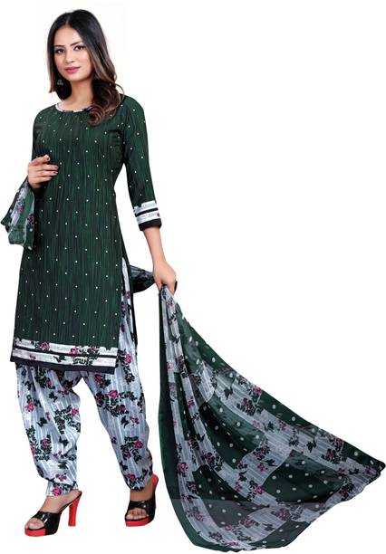 STYLEVEDA Crepe Printed Salwar Suit Material Price in India - Buy STYLEVEDA Crepe Printed Salwar Suit Material online at galgota.in - Image 4