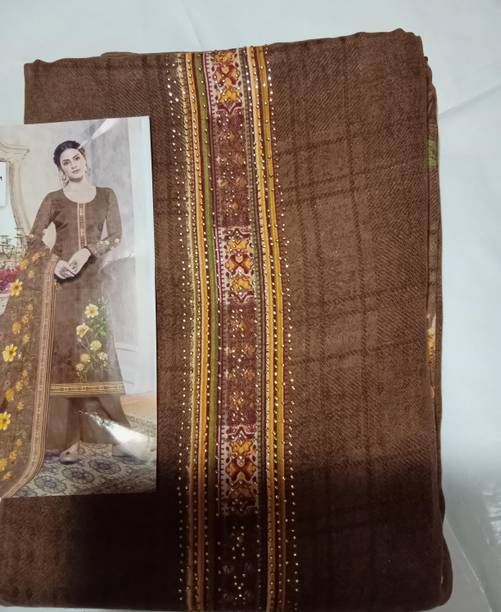 Omkar Traders Wool Printed Salwar Suit Material Price in India - Buy Omkar Traders Wool Printed Salwar Suit Material online at galgota.in - Image 2