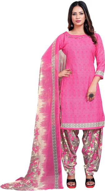 STYLEVEDA Crepe Printed Salwar Suit Material Price in India - Buy STYLEVEDA Crepe Printed Salwar Suit Material online at galgota.in - Image 3