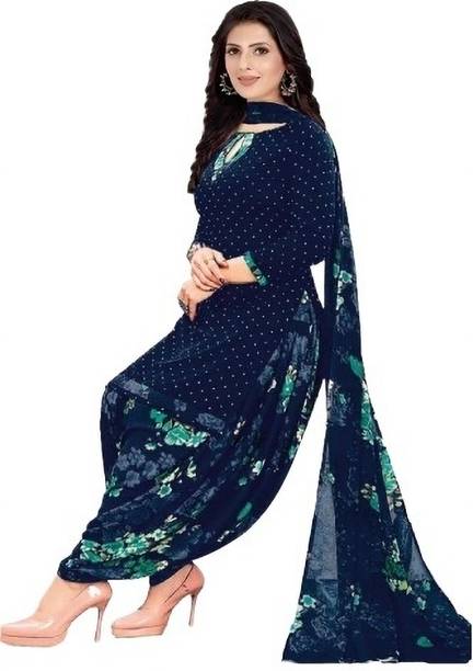 THIRA Crepe Printed Salwar Suit Material - Image 2