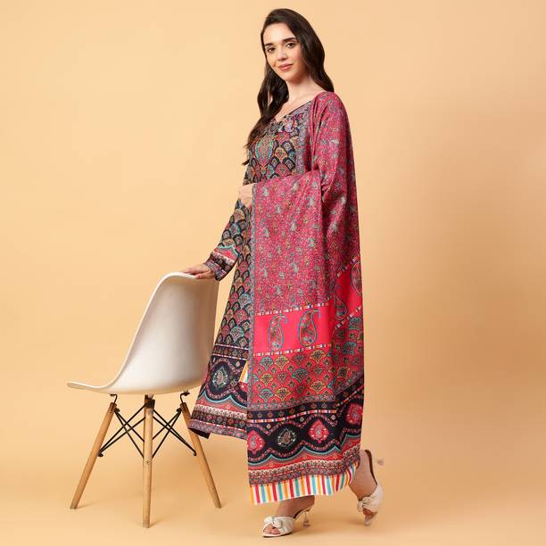 starmoda Wool Printed Salwar Suit Material - Image 3