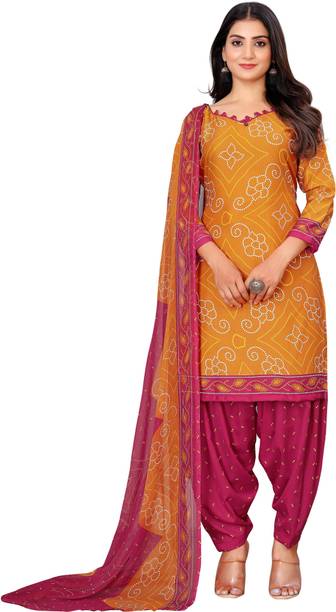 STYLEVEDA Crepe Printed Salwar Suit Material Price in India - Buy STYLEVEDA Crepe Printed Salwar Suit Material online at galgota.in - Image 3