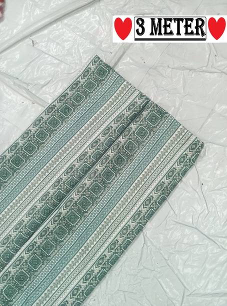 Unstitched Crepe Kurta Fabric Printed