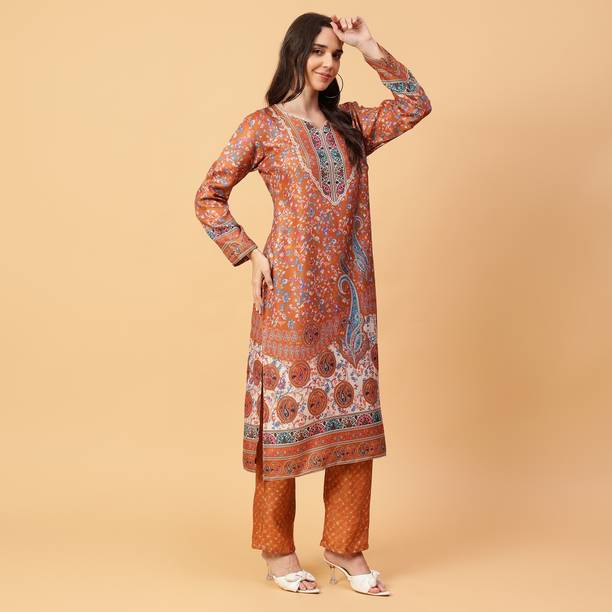 starmoda Wool Printed Salwar Suit Material Price in India - Buy starmoda Wool Printed Salwar Suit Material online at galgota.in - Image 5