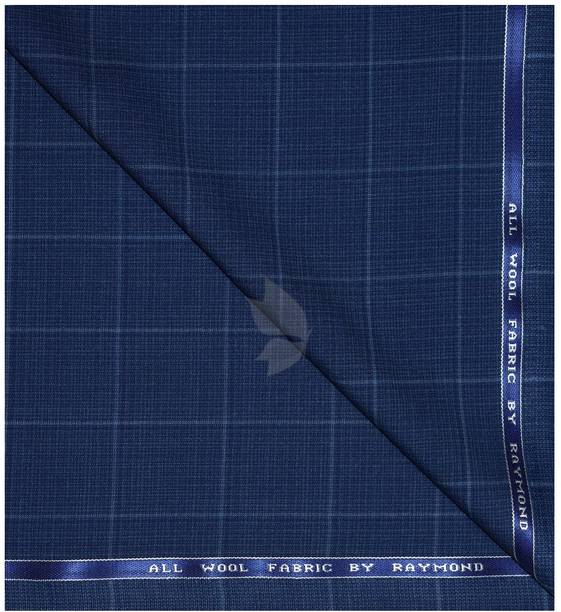 Unstitched Wool Trouser Fabric Checkered