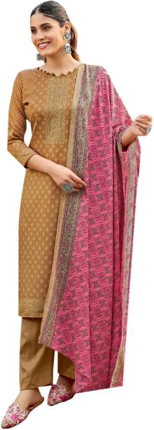 Rosniya Wool Printed Salwar Suit Material