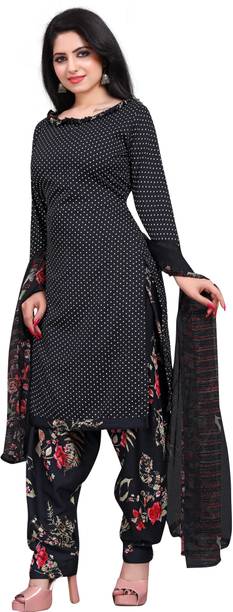 STYLEVEDA Crepe Printed Salwar Suit Material Price in India - Buy STYLEVEDA Crepe Printed Salwar Suit Material online at galgota.in - Image 3