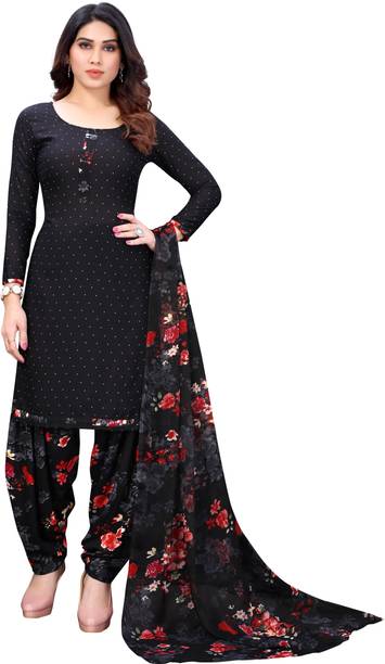 YASHIKA Crepe Printed Salwar Suit Material - Image 3