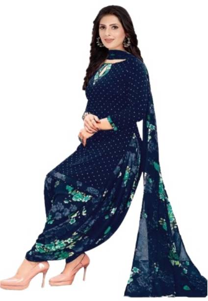THIRA Crepe Printed Salwar Suit Material - Image 4