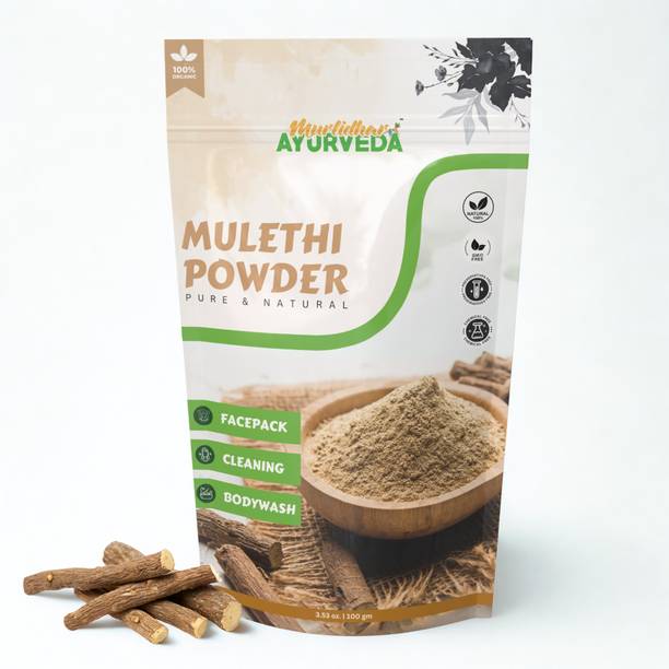 Murlidhar Organic Mulethi Powder for Glowing Skin & Strong Hair | Licorice Root Powder