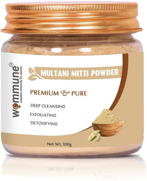 wommune Multani Mitti Powder For Skin & Hair Care|Skin Brightening |Tan Removal 100g