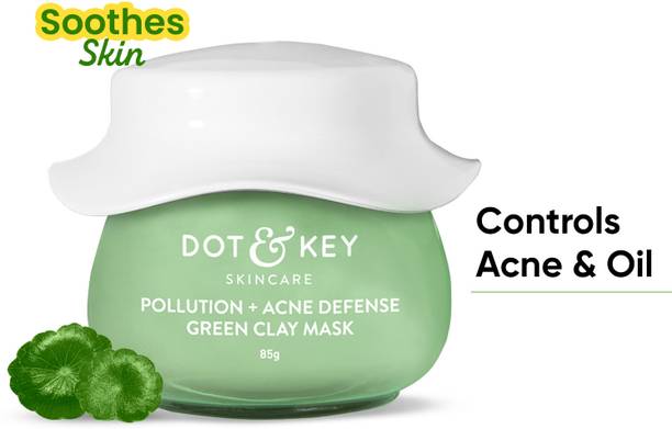 Dot & Key Acne Defence Green Clay Face Mask with Salicylic for Oily, Acne Prone Skin