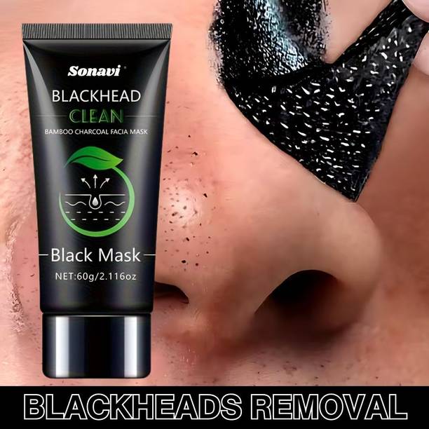 Sonavi PEEL OFF MASK Purifying Cleansing Black Peel Off Mask Face Pack