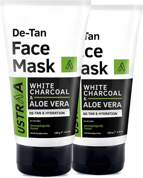 USTRAA De-Tan Face Mask for Men - Dry Skin - For Effective Tan Removal