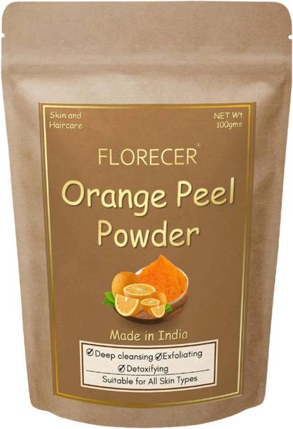 FLORECER Orange Peel Powder For Skin | Face Pack -100 Gram