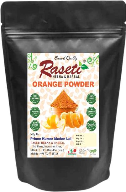 Raseti Organic Orange Peel Powder 100% Pure Natural Chemical-Free Skin Care