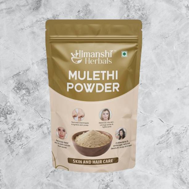 HIMANSHI Herbals Mulethi Powder For Body, Skin, Face and Hair, Skin Whitening