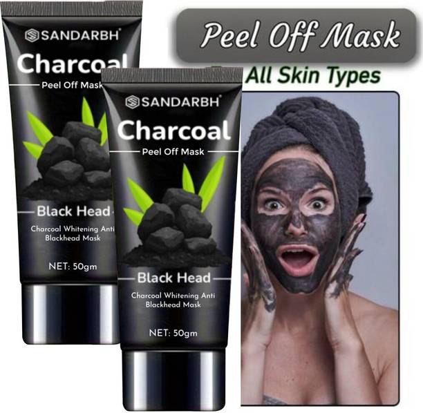 Sandarbh Charcoal Peel Off Mask for Clear and Smooth Skin