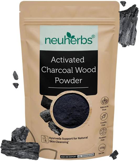 Neuherbs Activated Charcoal Powder For Removes Dead Skin & Detoxifying & Brighting Face