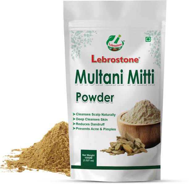 Lebrostone Multani Mitti Face Pack Powder | Natural Clay for Oil Control & Deep Cleansing