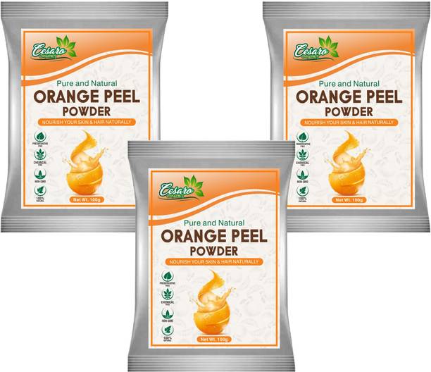 Cesaro Organics Natural Orange Peel Powder For Skin Whitening Face, Skin & Hair Care