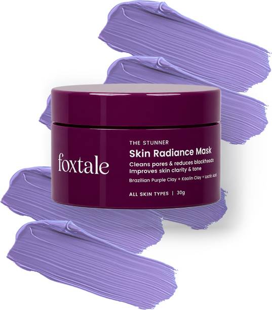 Foxtale De-Tan Face Mask for Instant Tan Removal|Brightening Skin|Removes Blackheads