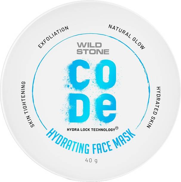 Wild Stone CODE Hydrating Face Mask For Men | Dead Skin Removal, Anti Acne & Oil Control|