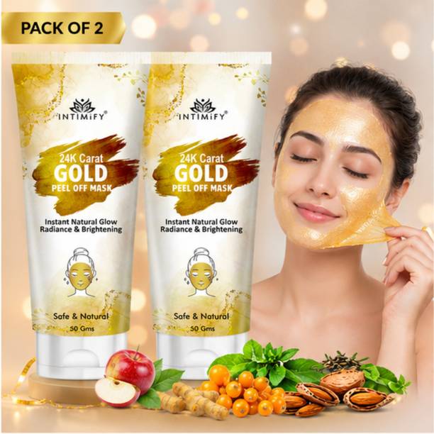 INTIMIFY Gold Peel Off Mask Removes BlackHeads. (PACK OF 2)