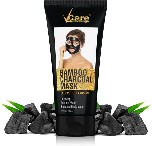 Vcare Activated Charcoal Peel Off Mask for Women and men Removes Blackheads Face Mask