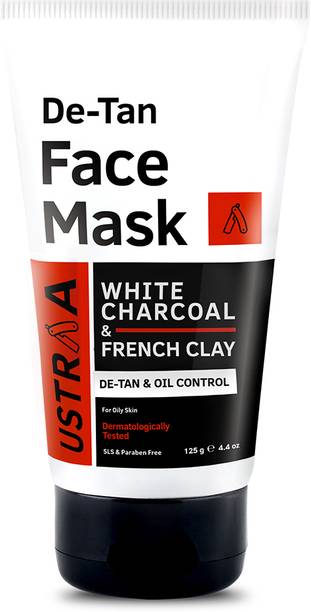 USTRAA De-Tan Face Mask - Oily Skin - Wash-off mask | Effective Tan Removal | NO SLS