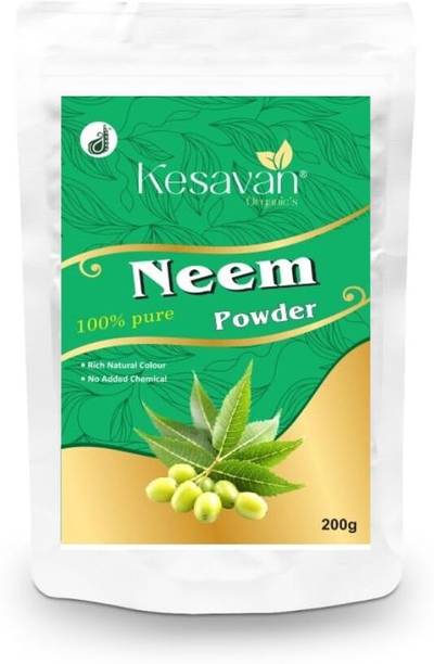 KESAVANENTERPRISES Neem Powder for Face Pack, Skin & Hair | Anti-Pimple, Anti-Bacterial,