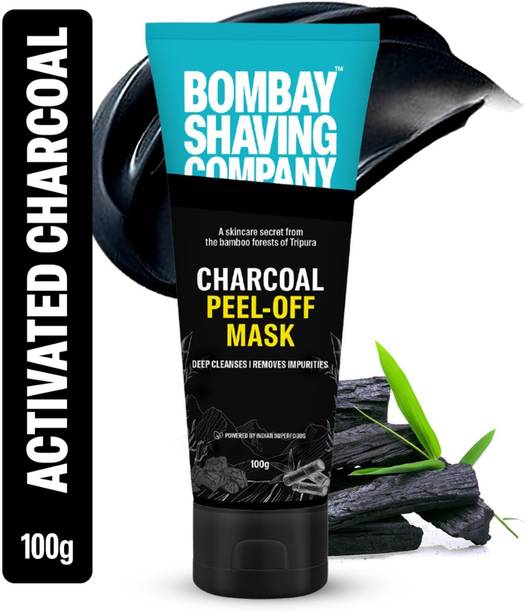 BOMBAY SHAVING COMPANY Charcoal Peel off Mask | Face Pack for DeTan & Blackhead Removal