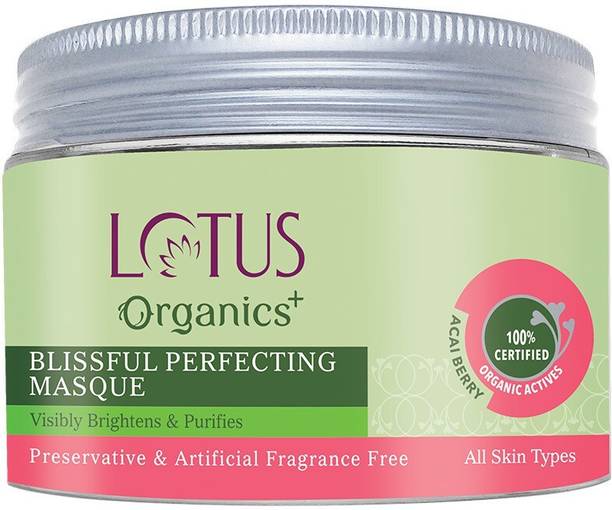 Lotus Organics+ Blissful Perfecting Masque | Purifies & Brightens Skin | All SKin Types