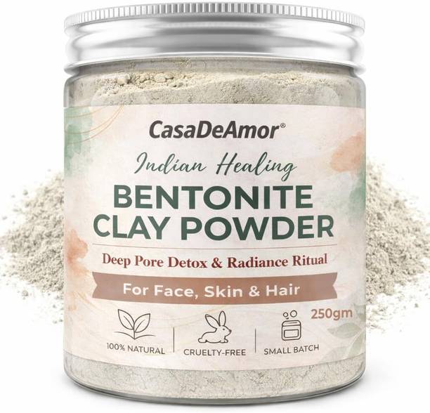 Casa De Amor Bentonite Clay Powder | Natural Volcanic Clay for Face, Hair & Skin