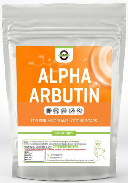 Oroots Alpha Arbutin Powder (10gm) for skin whitening , serums, lotions, creams etc
