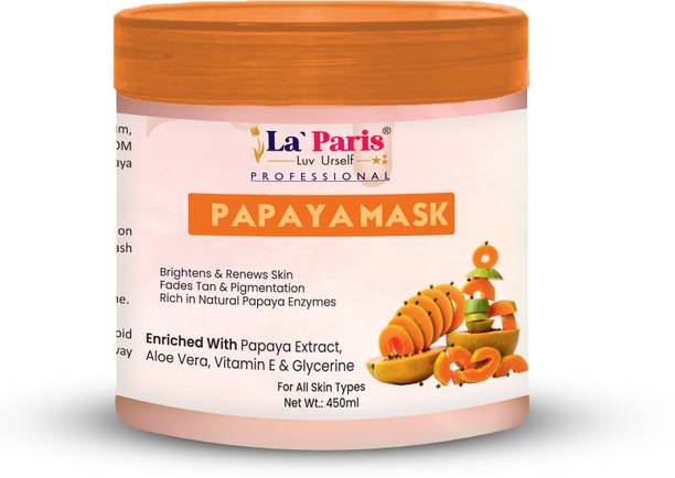 La' Paris Papaya Face & Body Mask for Reduces Blemishes and Reveals a Radiant Glow