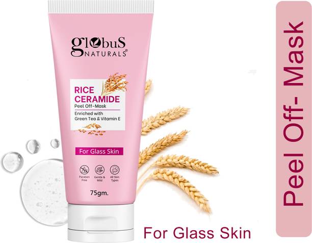 Globus Naturals Rice Ceramide Peel Off Mask, For Korean Glass Skin