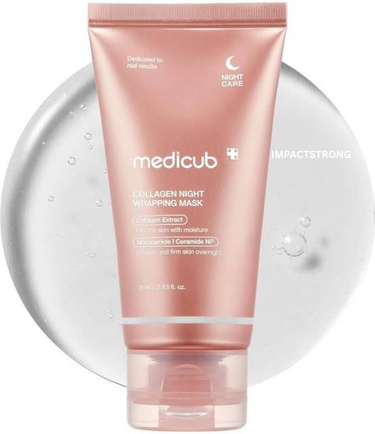 IMPACTSTRONG MediKub Night mask Collagen Overnight Peel Off Wrapping Facial Elasticity Care