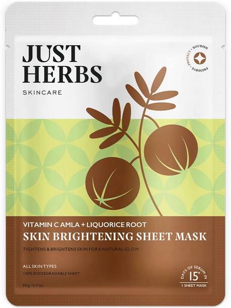 Just Herbs Vitamin C Amla & Liquorice Skin Brighteningg Skin Mask