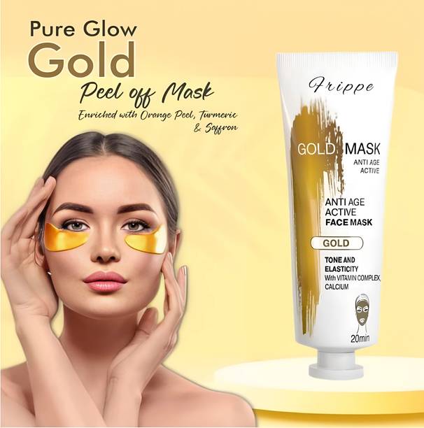 FRIPPE Pure Glow Anti Pollution With Gold Peel Off Mask Pack Of 1 (100 gm)