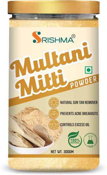 Srishma Multani Mitti powder for Face Pack | Fuller's Earth , Bentonite Clay