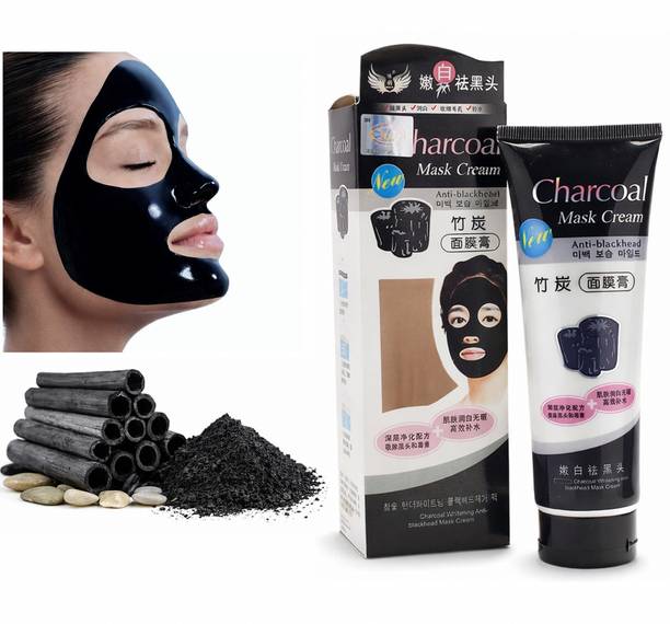 CHARCOAL MASK CREAM For Blackhead Removal Charcoal Detox Face Mask Oil Control