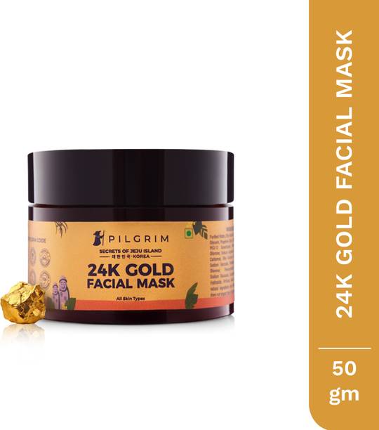 Pilgrim 24K Gold Facial Mask & Pack for Radiant Skin, Anti Ageing | Natural Glow