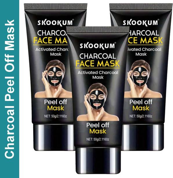 Sandarbh Charcoal Peel Off Face Mask for Deep Cleansing, Impurities & Blackhead Care