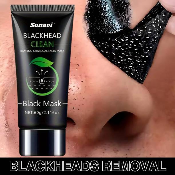 Sonavi Charcoal Peel-Off Mask for Deep Skin Purification | Peel Off Mask