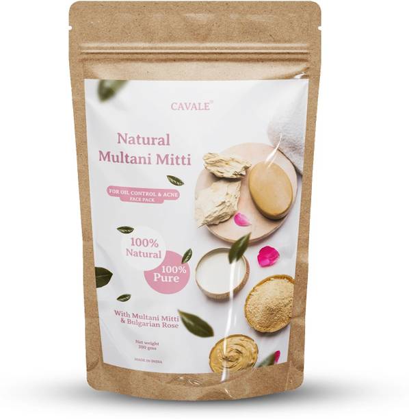 cavale Multani Mitti and Bulgarian Rose for Oil Control & Acne, Paraben-Free