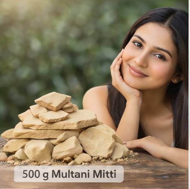 loftory Multani Mitti Stone 500gm Fuller's Earth