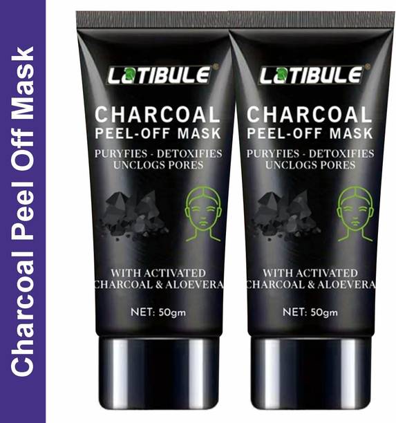 Sandarbh Charcoal Face Mask Peel Off Pack For Dirt Removal And Skin Brightening