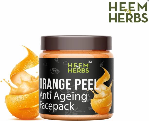 Heem and Herbs ORANGEPEEL ANTI AGEING FACEPACK PACK OF 1