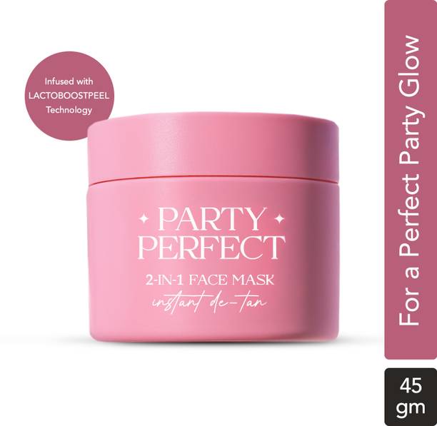 BELLAVITA Party Perfect 2-in-1 Face Mask | Instant Tan Removal| Instant Brightening